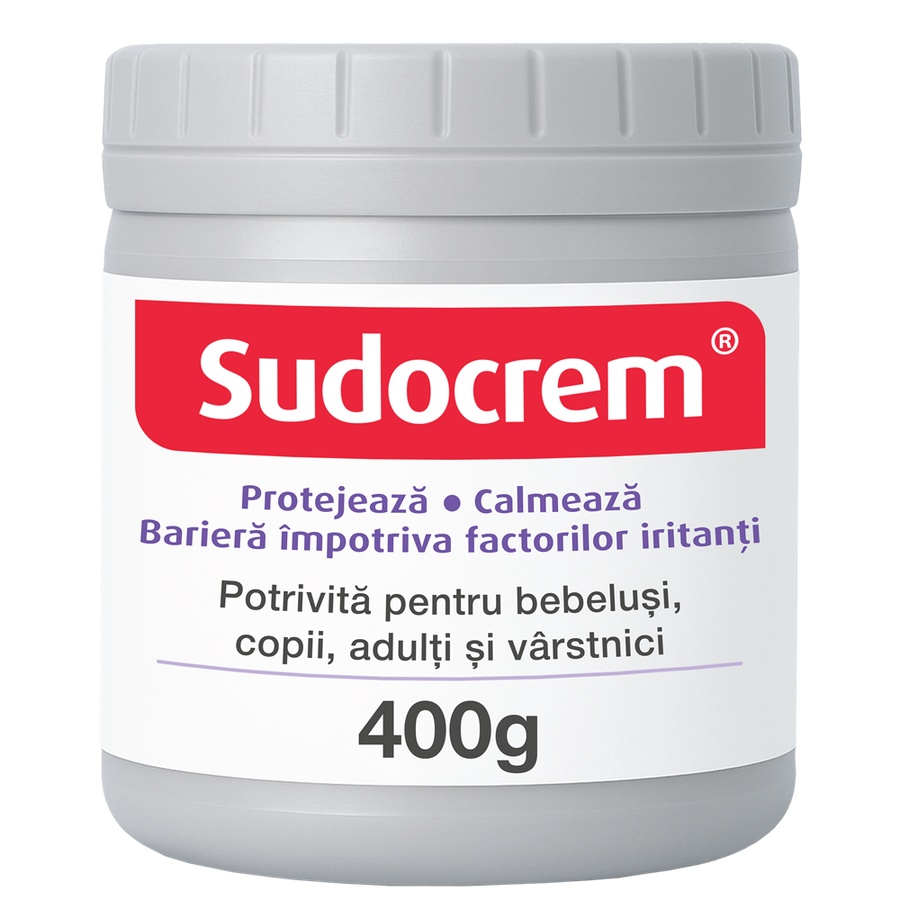 Sudocrem cremă antiseptică și protectoare, 400 g