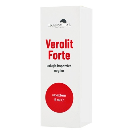 Verolit Forte, 5 ml – solutie impotriva negilor si verucilor