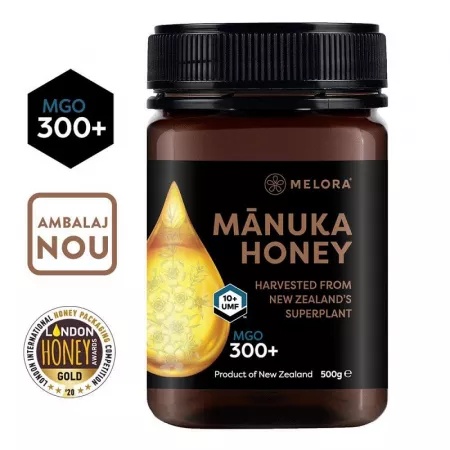 Miere de Manuka MGO 300+, 500 g, Melo