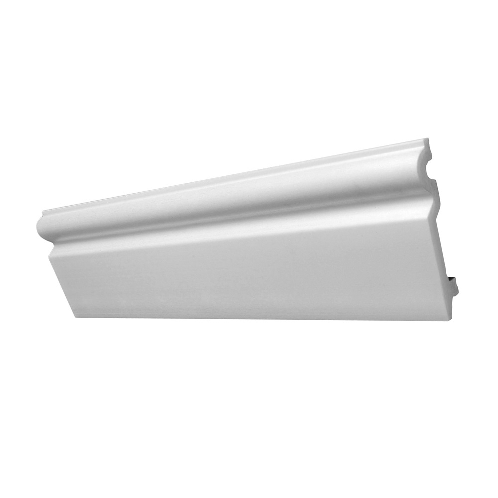 Plinta duropolimer decorativa, alba, 14x100mm, 2 ml/buc, Decosa SK100