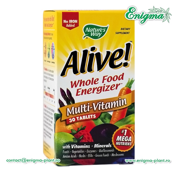 Alive - complex vitamine - 30 tablete