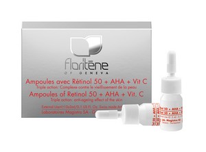 Floriten - Fiole cu Retinol 50 + A.H.A. + Vitamina C