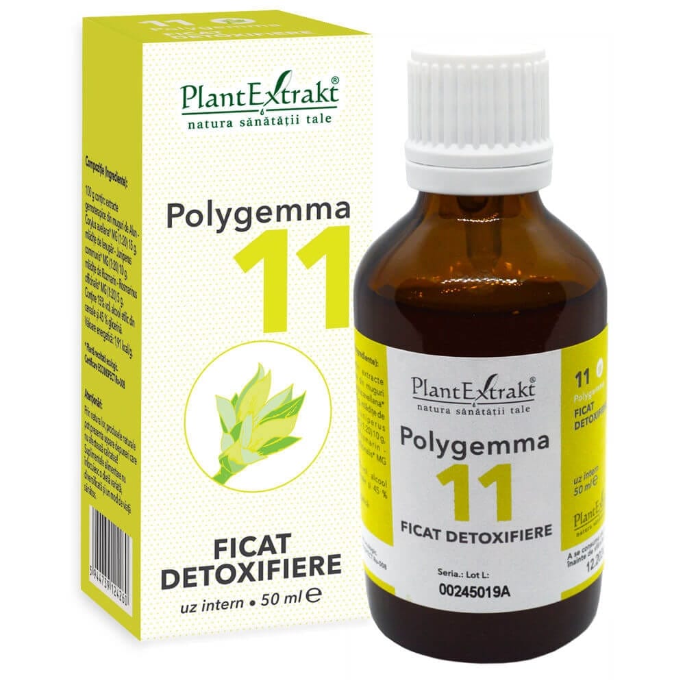 Polygemma 11 - Susţine funcţia de detoxifiere a ficatului – 50ml
