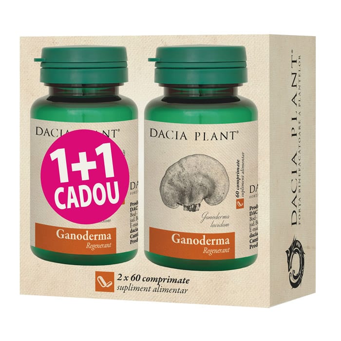 Ganoderma comprimate "1+1 CADOU"