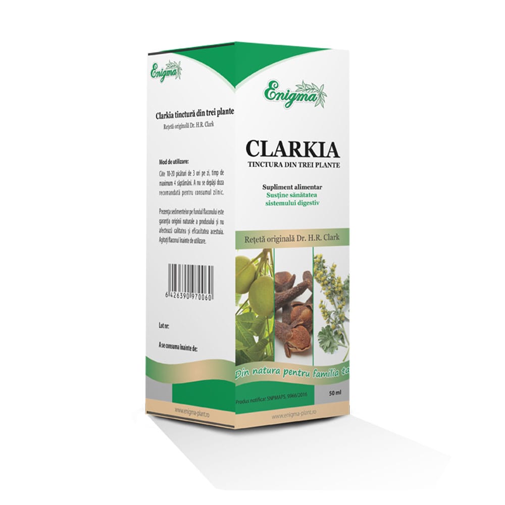 Tinctură din trei plante Clarkia (50ml), Enigma