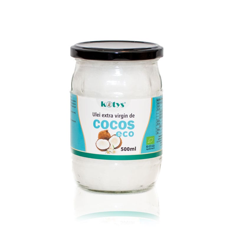 Ulei de cocos extra virgin Bio - 500ml, Kotys