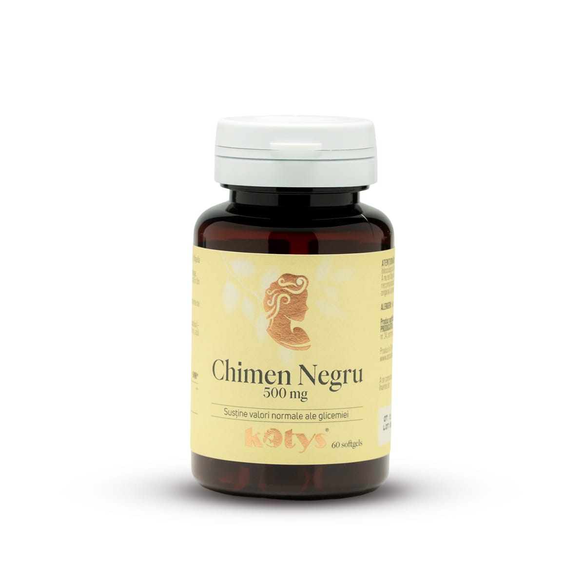Chimen Negru 500 mg -- 60 capsule moi pentru susținerea glicemiei, Kotys