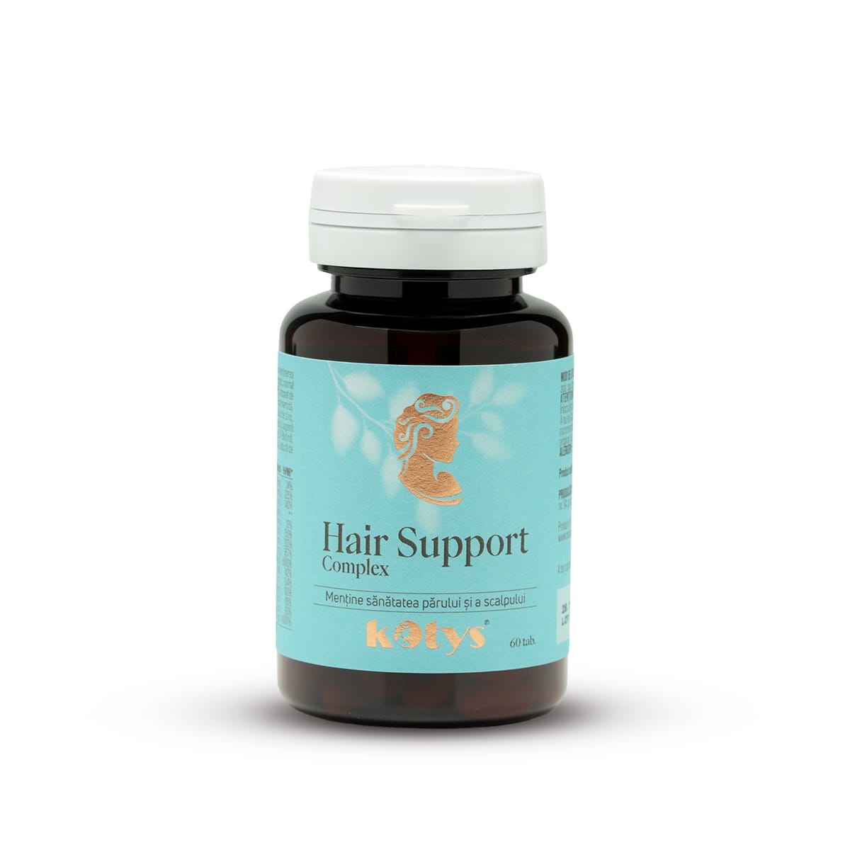 Hair Support Complex -- 60 tablete pentru sănătatea părului, pielii și unghiilor, Kotys