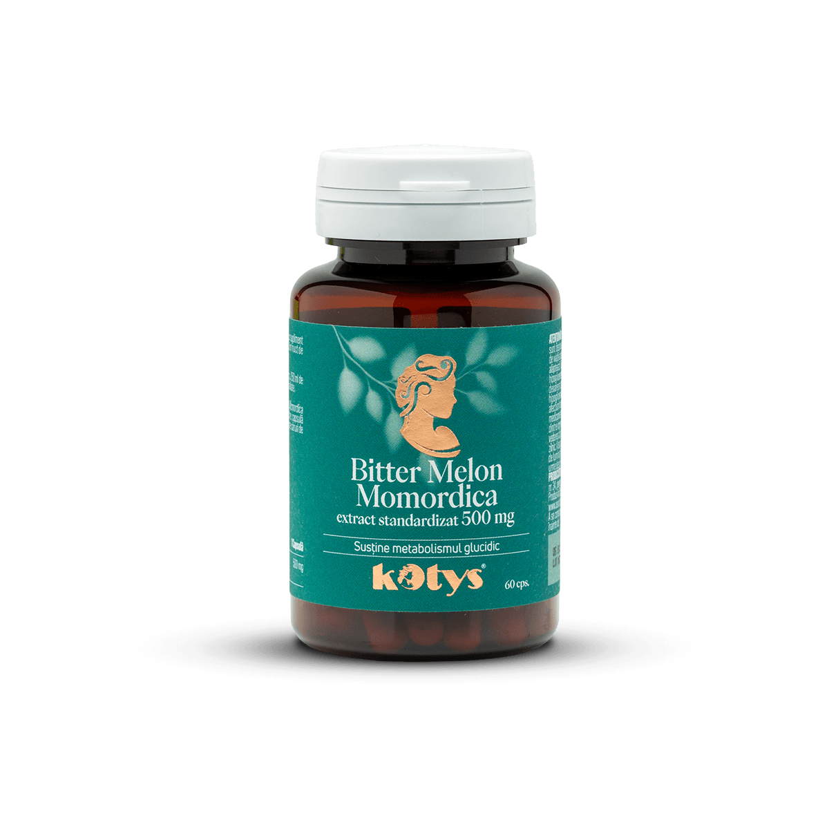 Bitter Melon Momordica, pentru susținerea metabolismului, extract standardizat 500 mg, 60 capsule