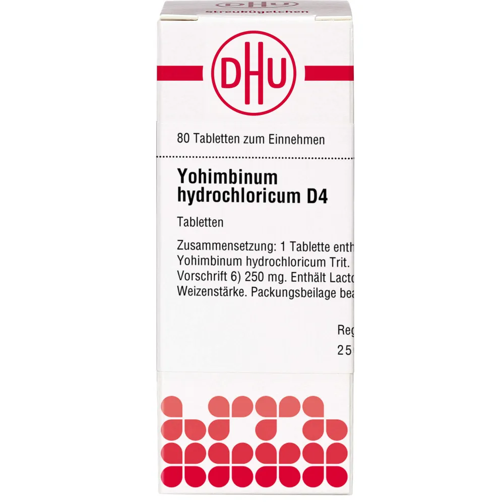 Yohimbinum Hydrochloricum D 4 Tabletten 80 St