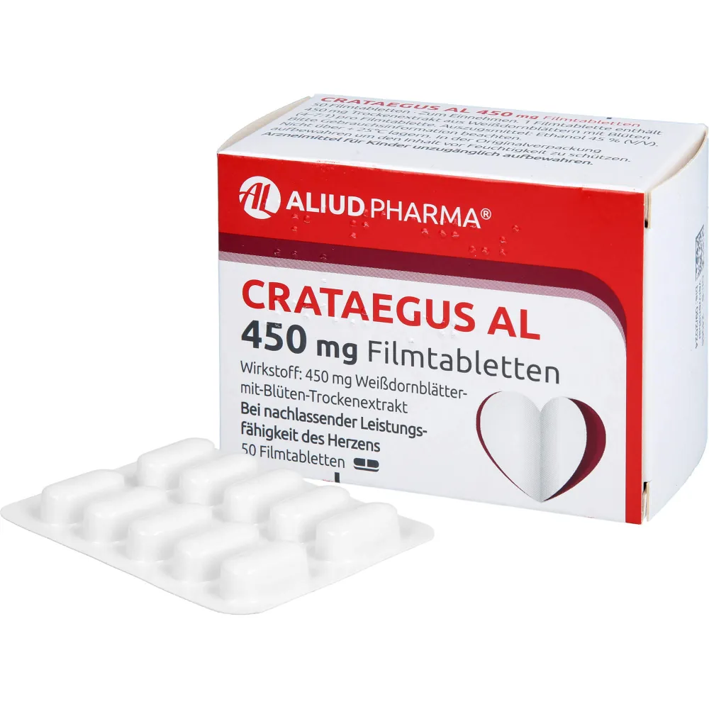 Crataegus Al 450 mg Filmtabletten 50 St