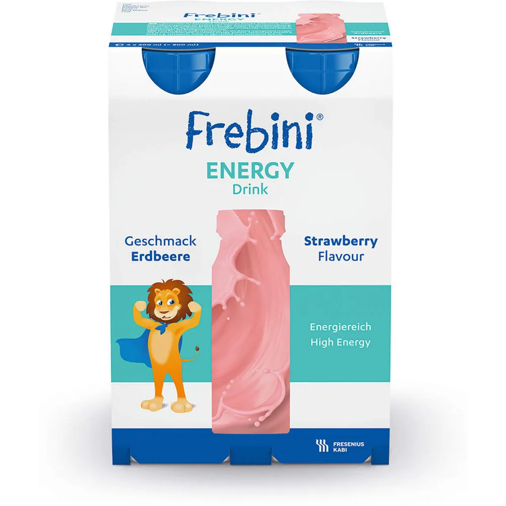 Frebini Energy Drink Erdbeere Trinkflasche 800 ml