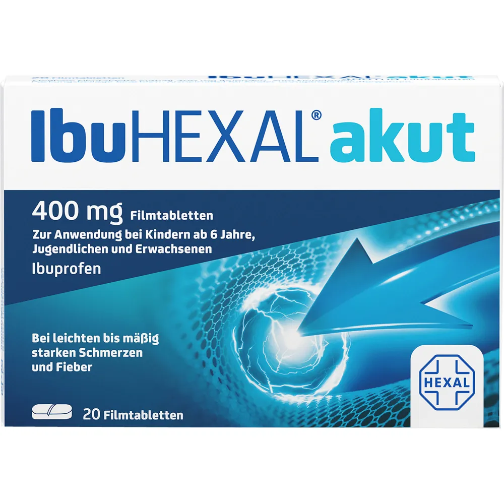Ibuhexal akut 400 Filmtabletten 20 St