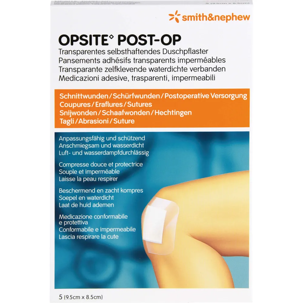 Opsite Post-Op 8,5x9,5 cm Verband 5 St