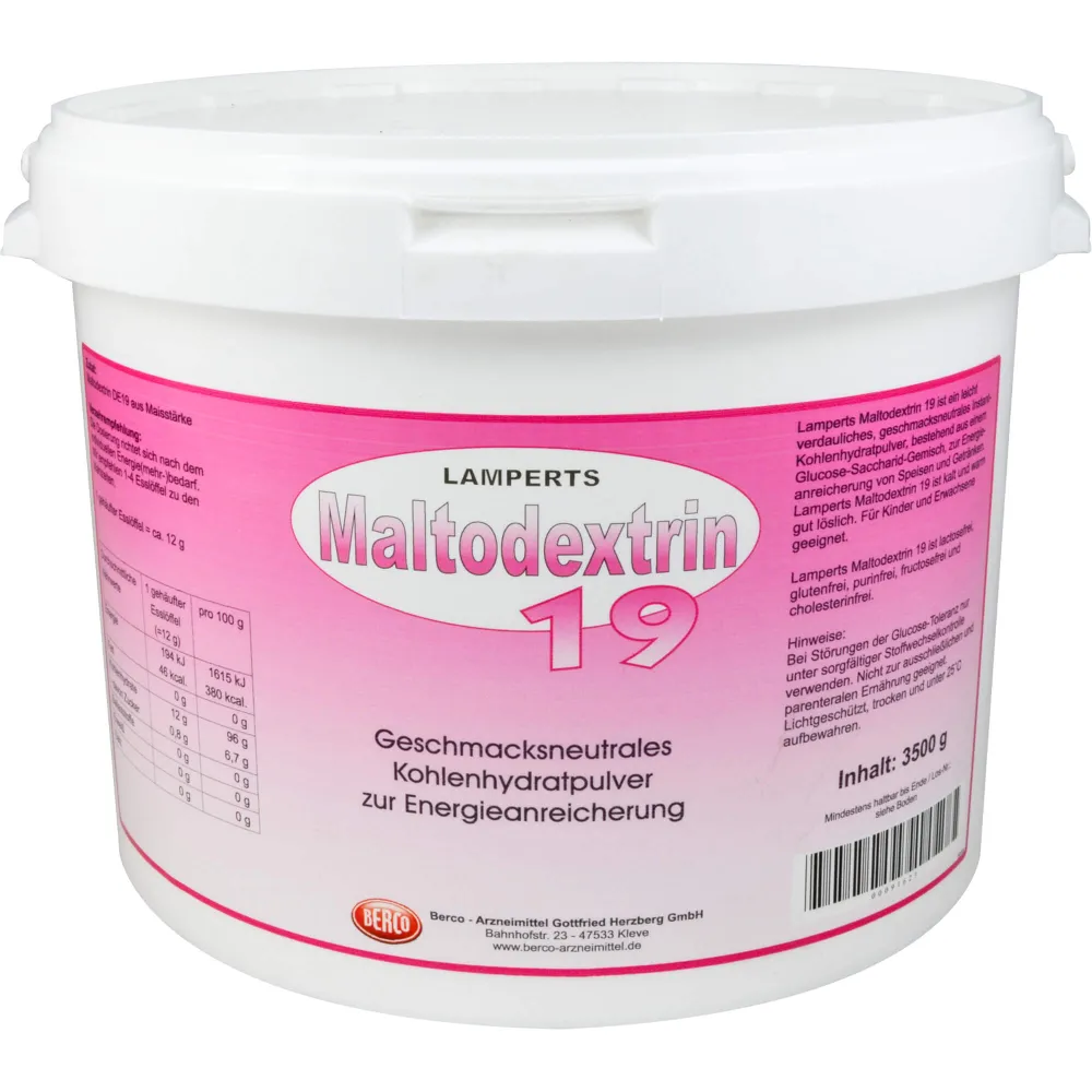 Maltodextrin 19 Lamperts Pulver 3500 g