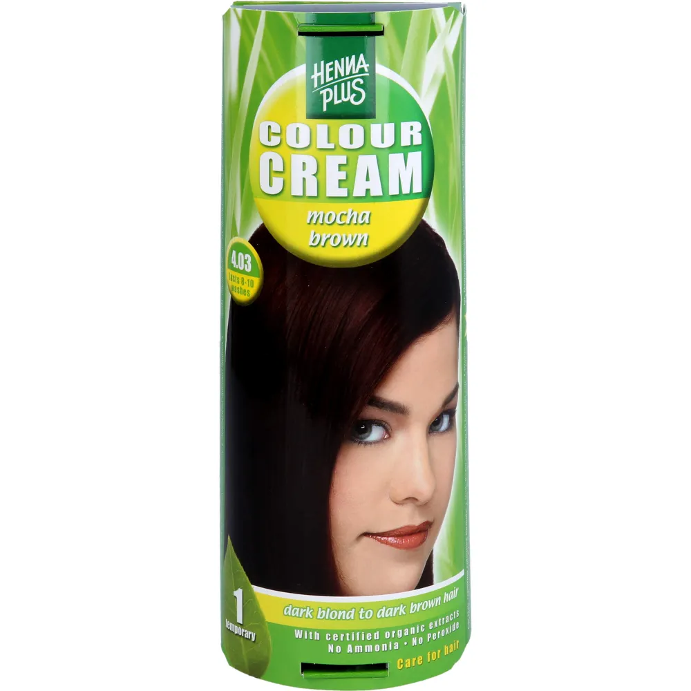 Hennaplus Colour Cream mocha brown 4,03 60 ml