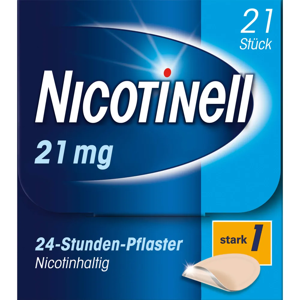 Nicotinell 21 mg/24-Stunden-Pflaster 52,5mg 21 St