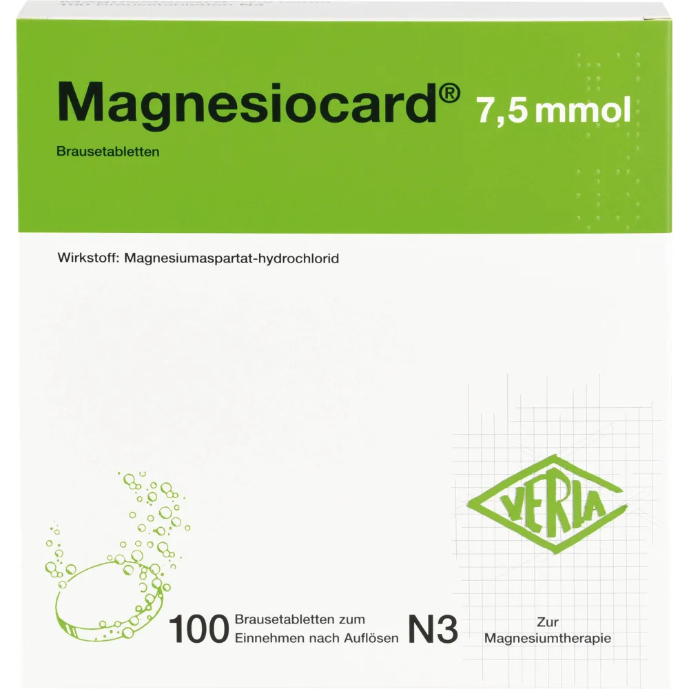 Magnesiocard 7,5 mmol Brausetabletten 100 St