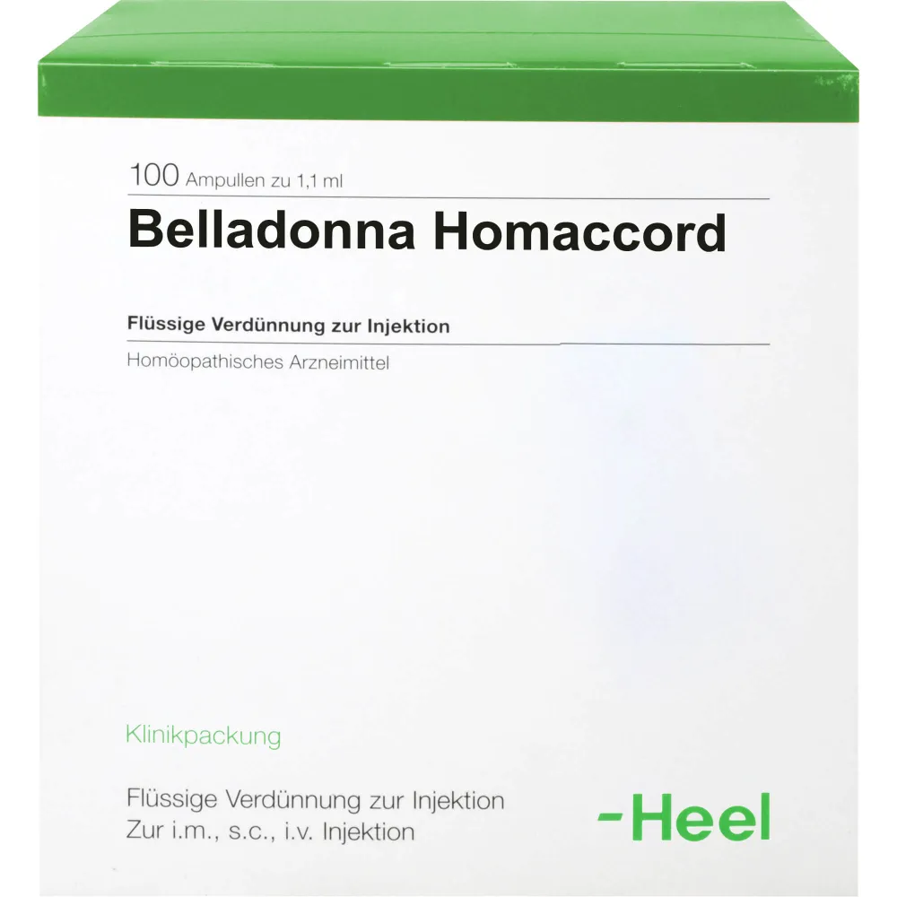 Belladonna Homaccord Ampullen 100 St