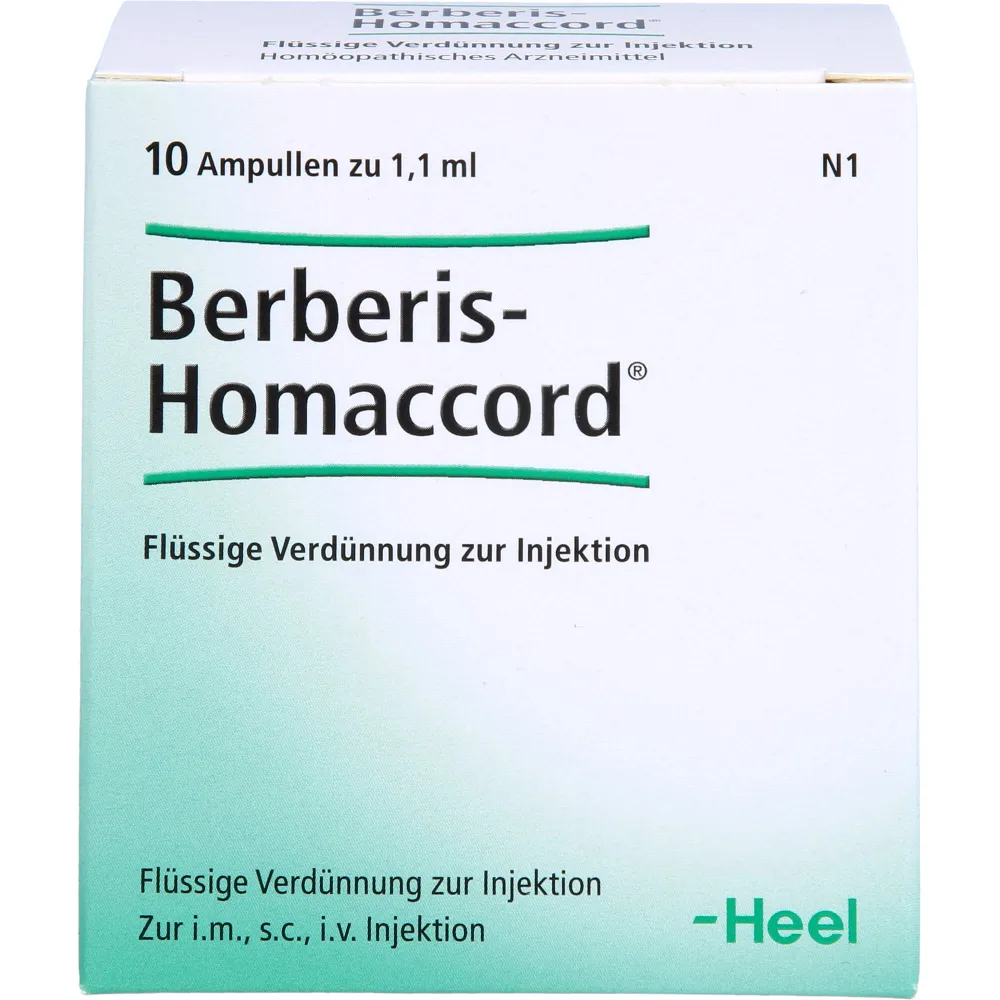 Berberis Homaccord Ampullen 10 St