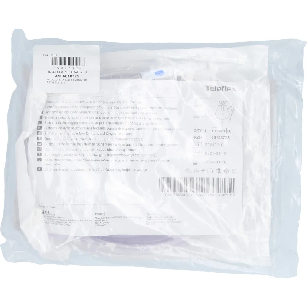 Urinbeutel S-Bag 2 l 120 cm 1 St