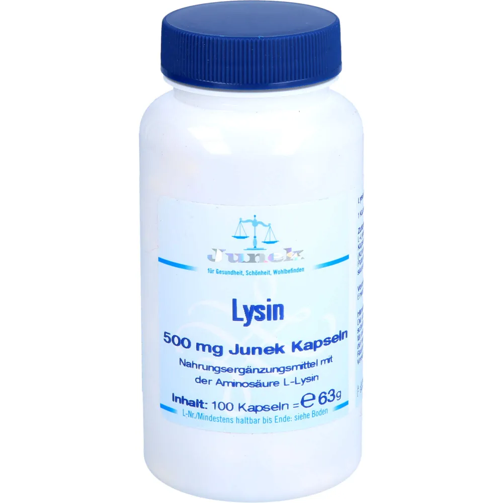 Lysin 500 mg Junek Kapseln 100 St