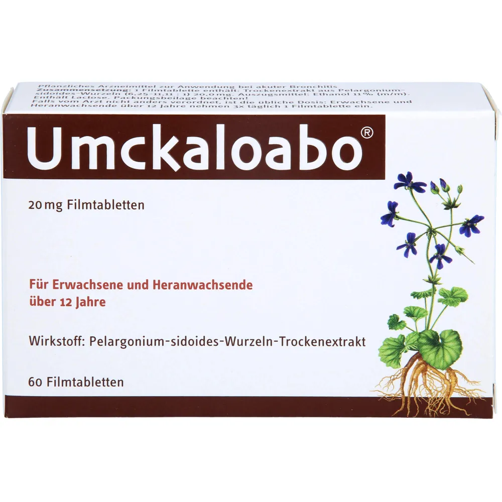 Umckaloabo 20 mg Filmtabletten 60 St