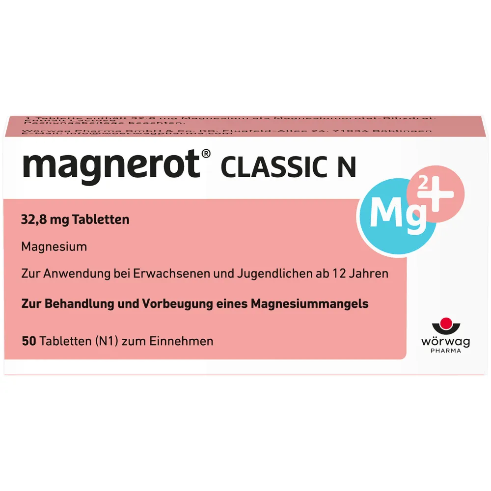 Magnerot Classic N Tabletten 50 St