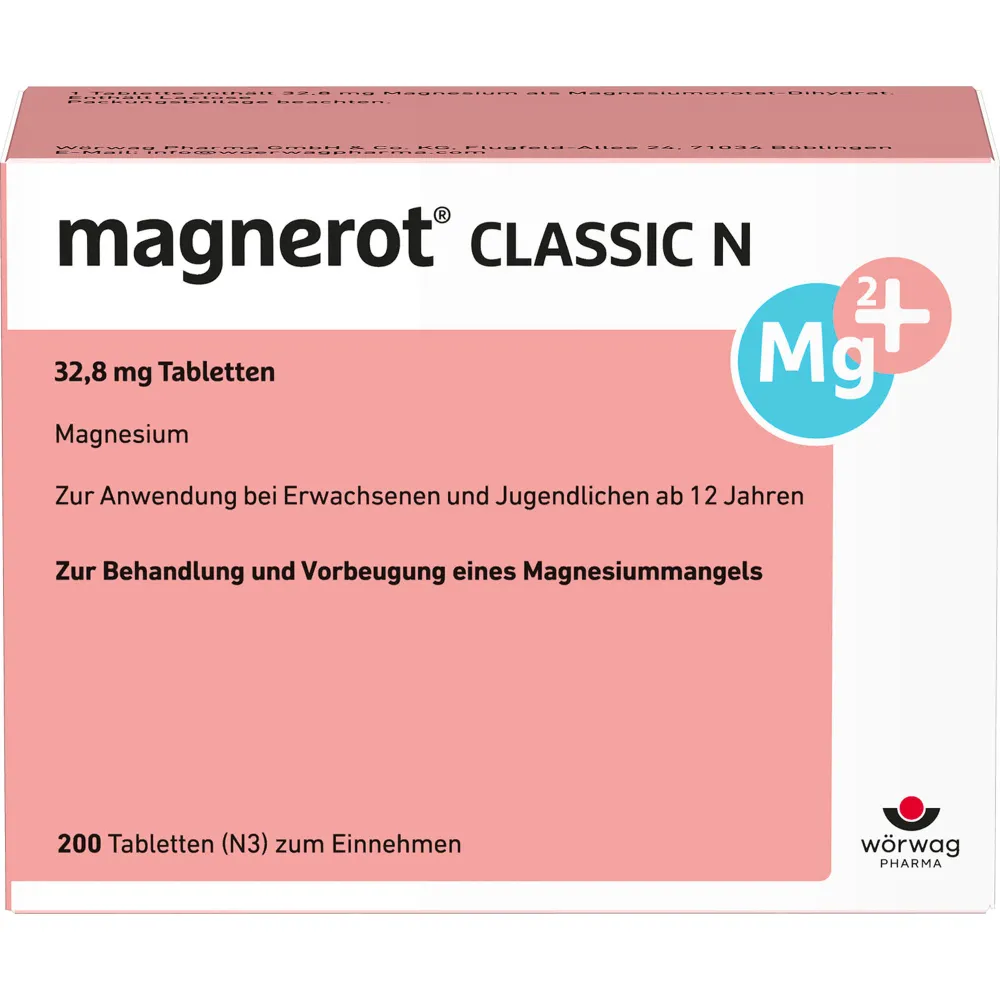 Magnerot Classic N Tabletten 200 St