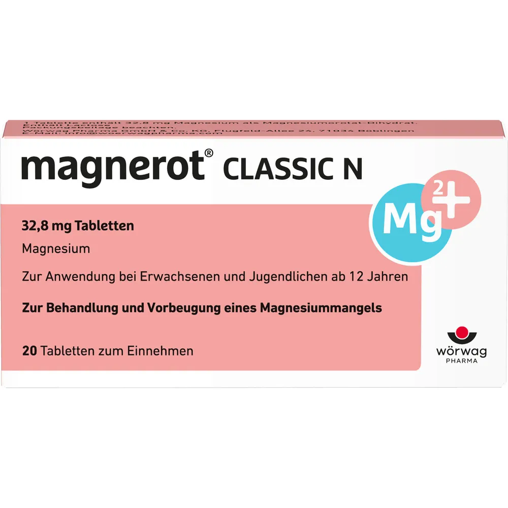 Magnerot Classic N Tabletten 20 St