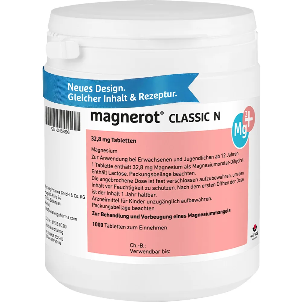 Magnerot Classic N Tabletten 1000 St
