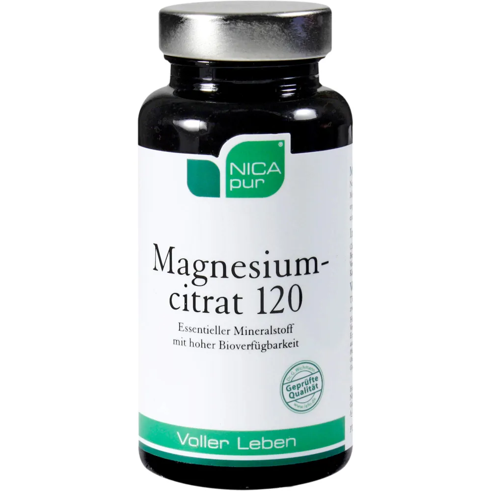 Nicapur Magnesiumcitrat 120 Kapseln 60 St