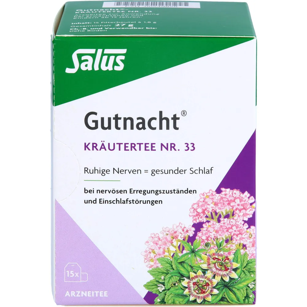 Gutnacht Kräutertee Nr.33 Salus Filterbeutel 15 St