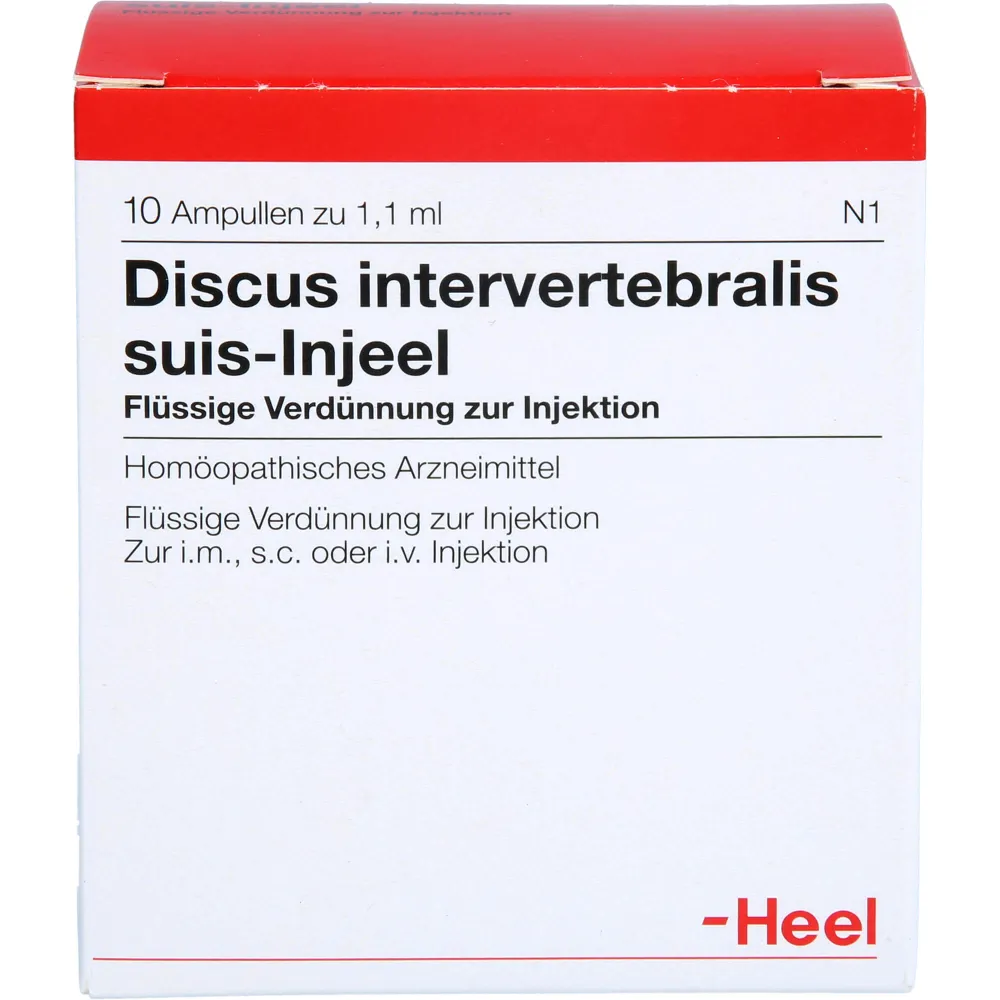 Discus Intervertebralis suis Injeel Ampullen 10 St