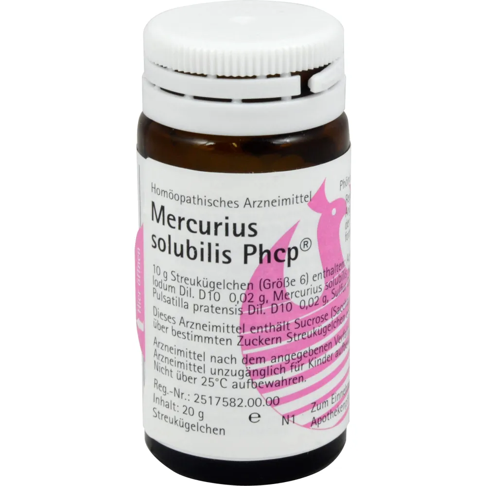 Mercurius Solubilis Phcp Globuli 20 g