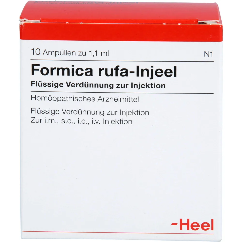 Formica Rufa Injeel Ampullen 10 St