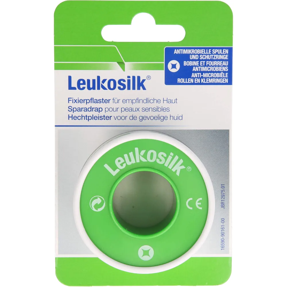 Leukosilk 2,5 cmx5 m Blisterkarte 1 St