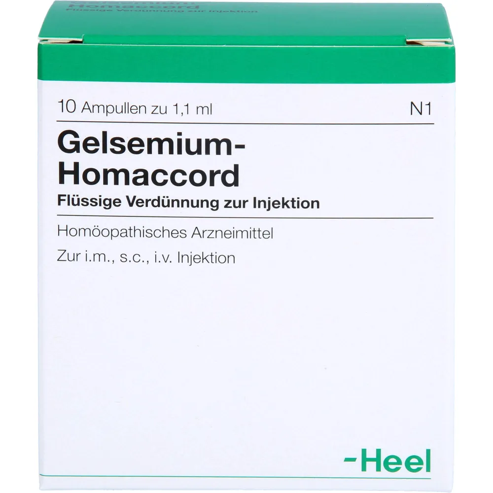 Gelsemium Homaccord Ampullen 10 St