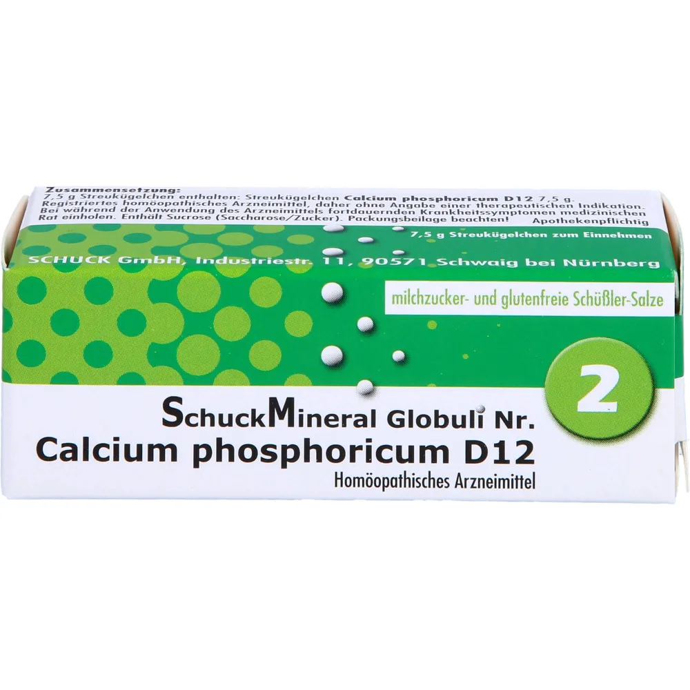 Schuckmineral Globuli 2 Calcium phosphoricum D 12 7,5 g