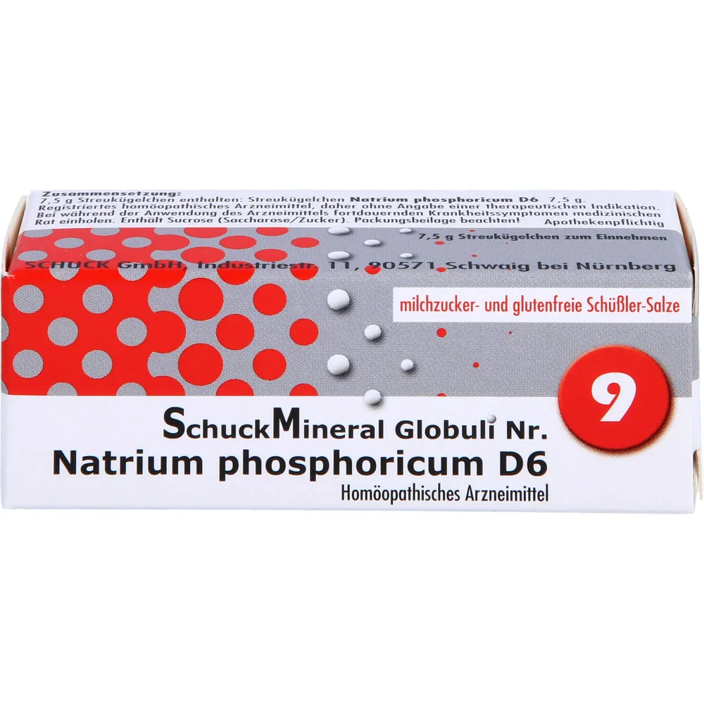 Schuckmineral Globuli 9 Natrium phosphoricum D6 7,5 g
