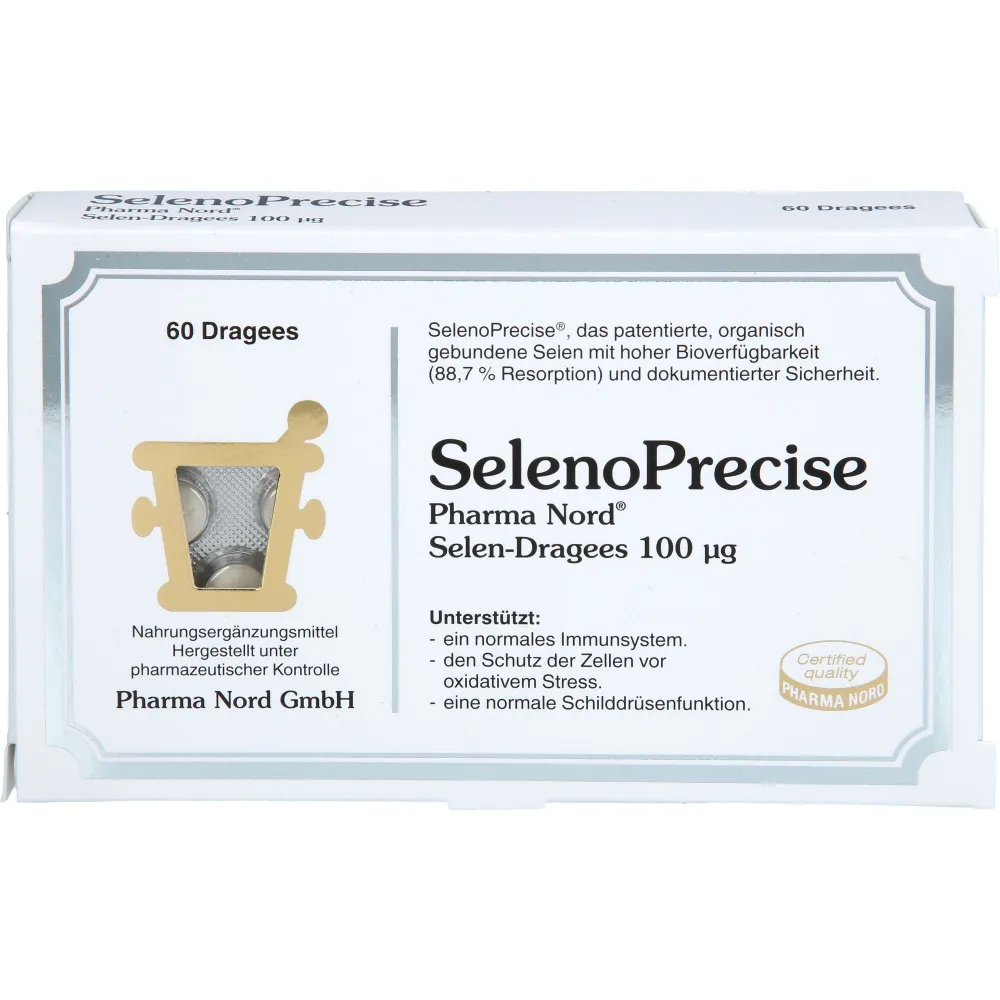 Selenoprecise 100 µg Pharma Nord Dragees 60 St