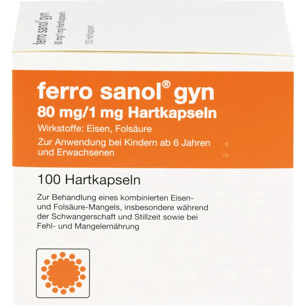 Ferro Sanol gyn Hartkaps.m.msr.überz.Pellets 100 St