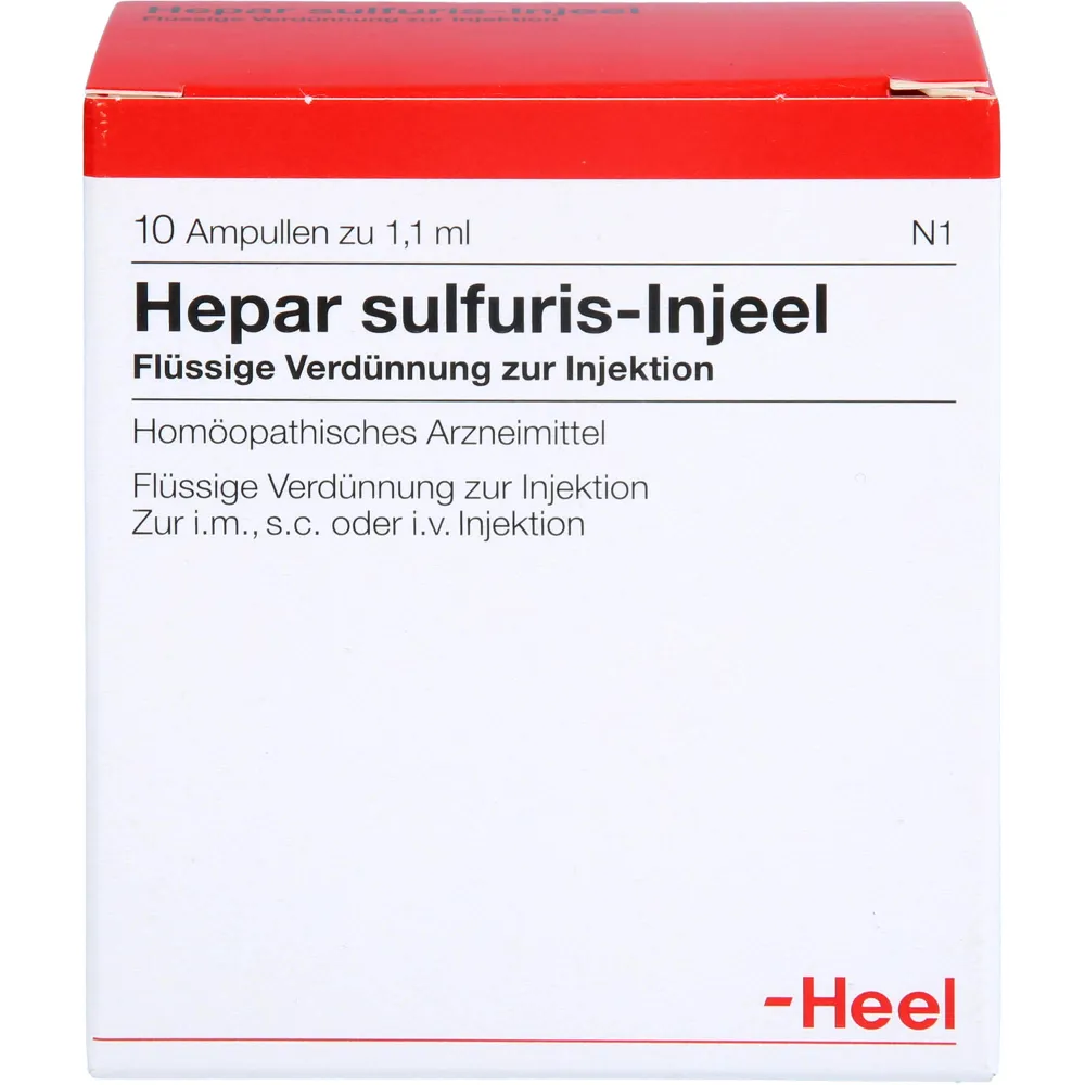 Hepar Sulfuris Injeel Ampullen 10 St