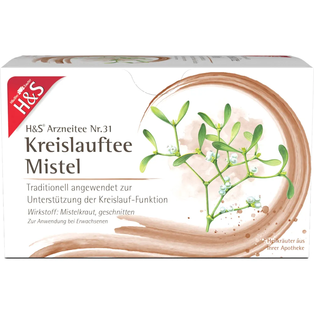 H&S Kreislauftee Mistel Filterbeutel 40 g