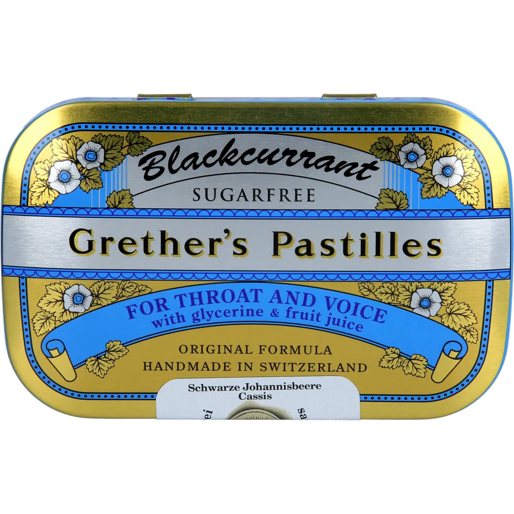 Grethers Blackcurrant Silber zf.Past.Dose 60 g