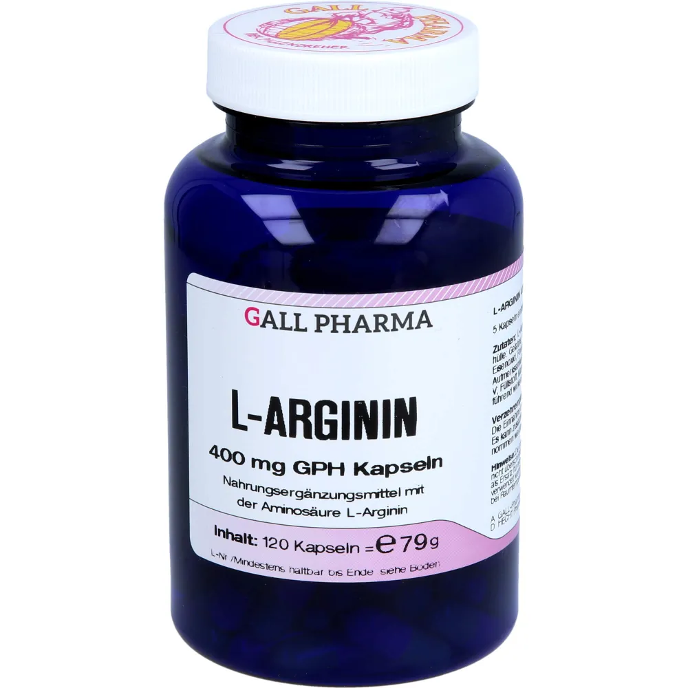 L-Arginin 400 mg Kapseln 120 St
