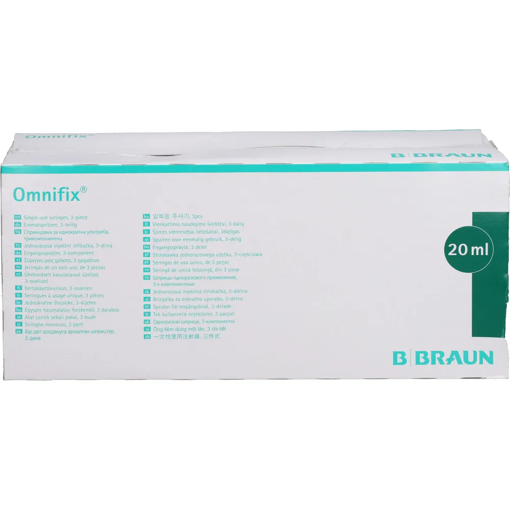 Omnifix Solo Spr.20 ml Luer Lock latexfrei 2000 ml