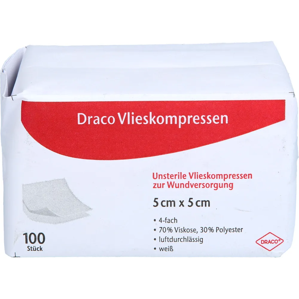 Vliesstoff-Kompressen unsteril 5x5 cm 100 St