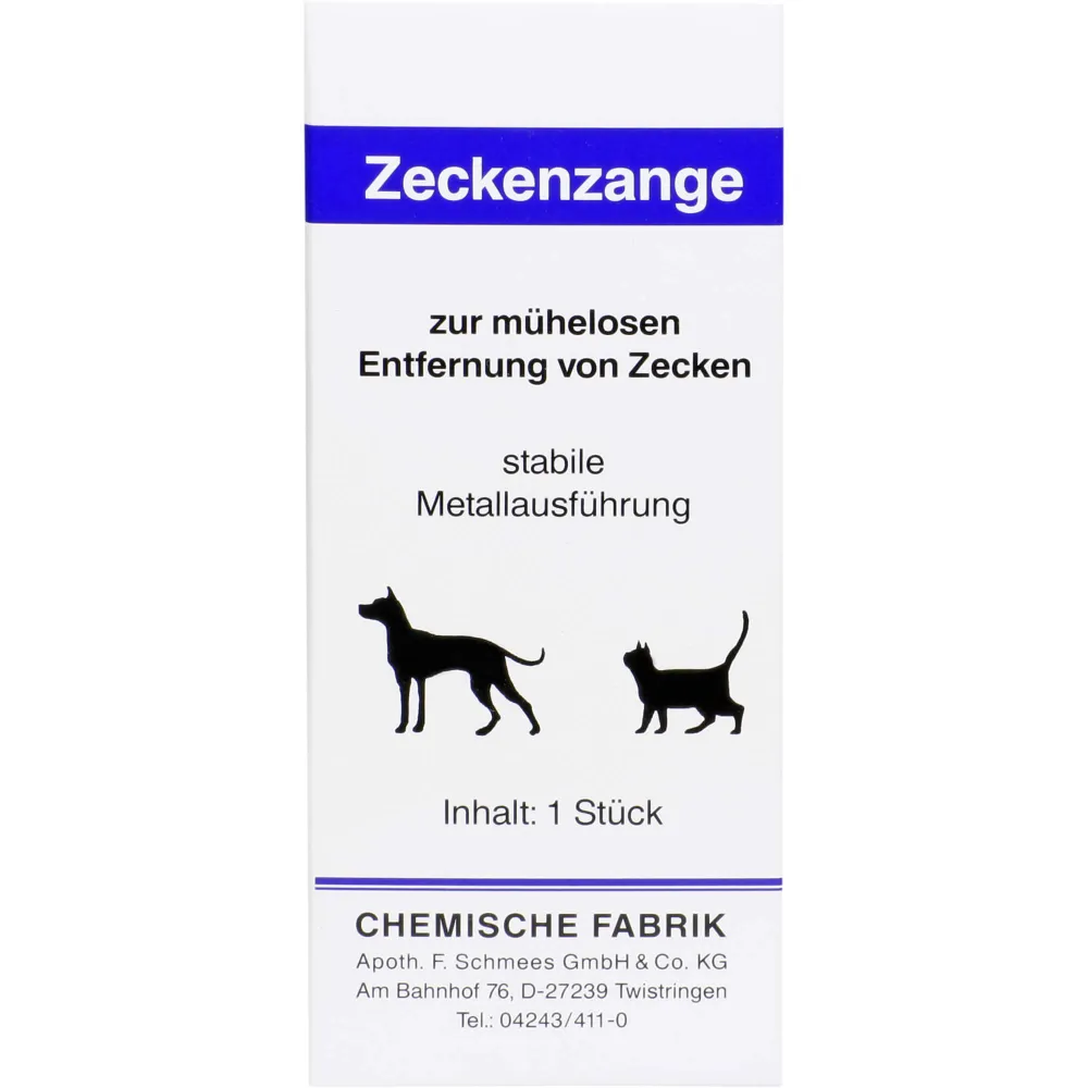 Zeckenzange aus Metall 1 St