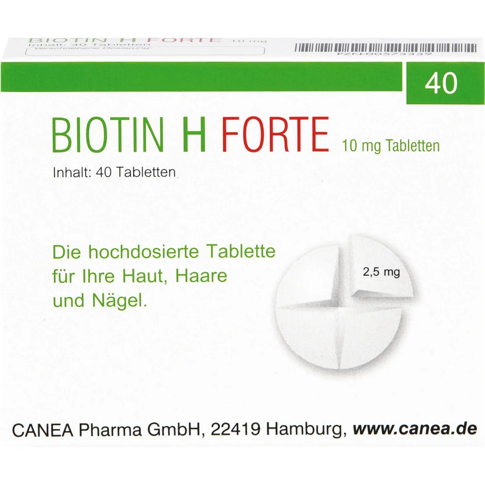 Biotin H forte 10 mg Tabletten 40 St